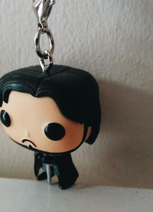 universal Beden siyah Renk Jon Snow Funko anahtarlık 