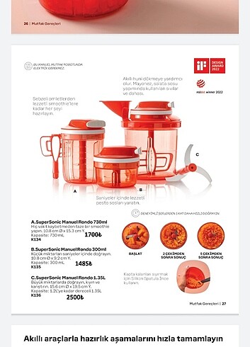 Tupperware şef 1 süper sonic