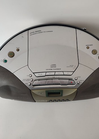 Sony Beyaz Gri Müzik Sistemi - Görsel 2