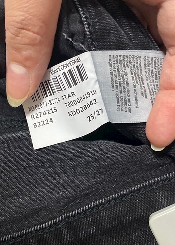 34 Beden siyah Renk Siyah Regular Fit Kadın Denim Pantolon