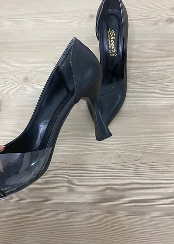Diğer Klasik Siyah Stiletto Kadın Topuklu Ayakkabı