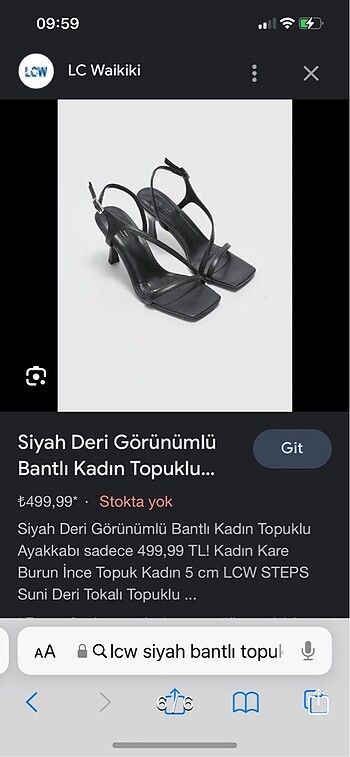 LC Waikiki Bantlı topuklu ayakkabı