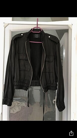 Saten Bershka Ceket