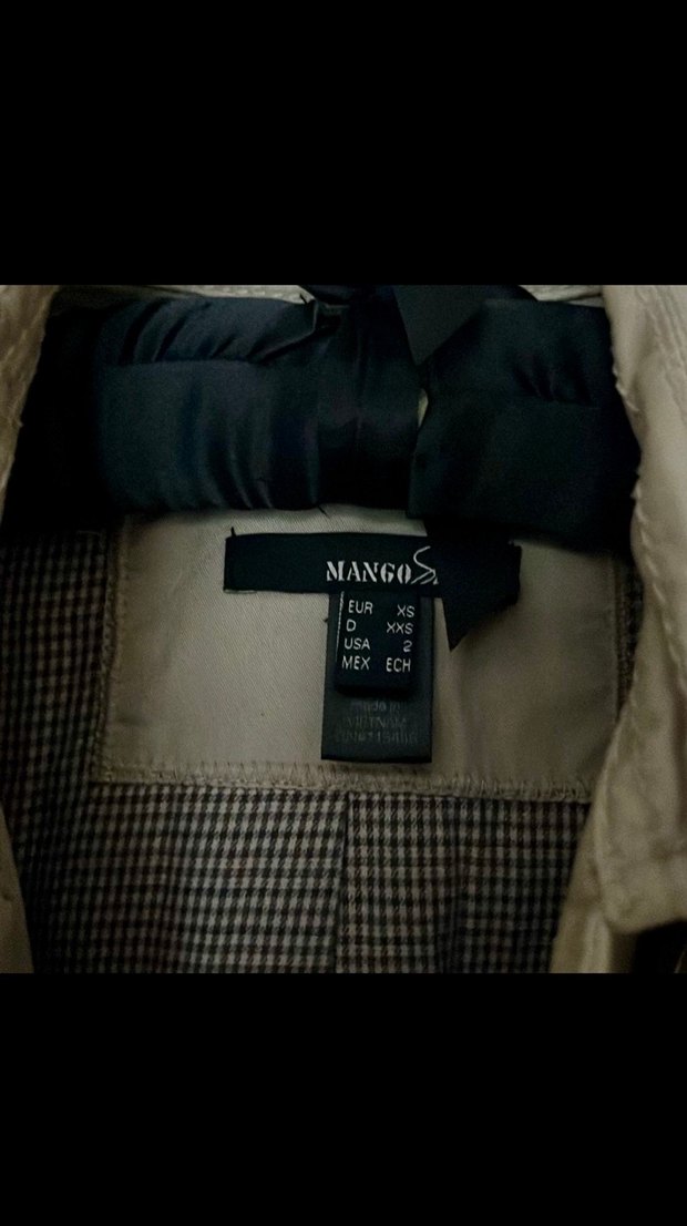 Mango trençkot - Görsel 4