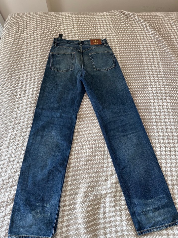 Zara Kadın Denim Pantolon - Görsel 5