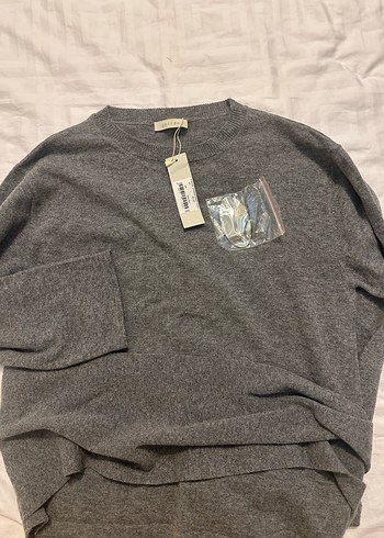 Zeyyen Kadın Gri Uzun Kollu Triko - Görsel 5