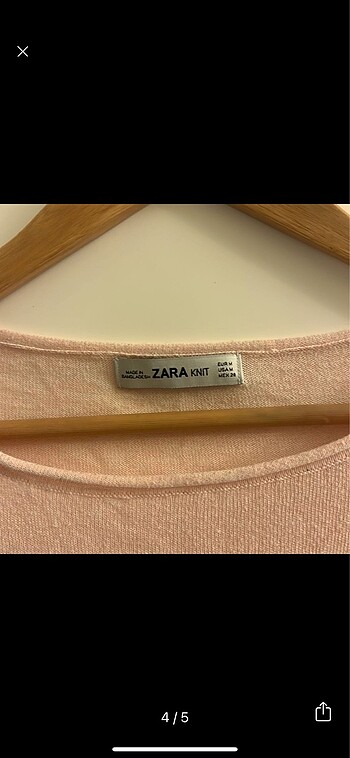 m Beden ten rengi Renk Zara ince triko kazak