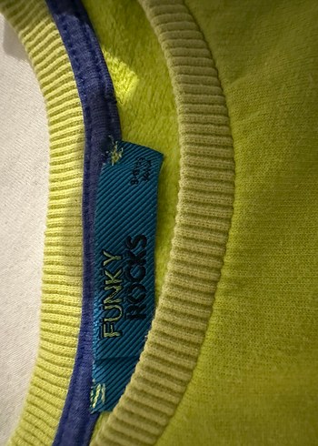 Sarı Baskılı Erkek Çocuk Sweatshirt - Görsel 3