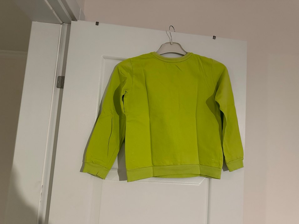 Sarı Baskılı Erkek Çocuk Sweatshirt - Görsel 2