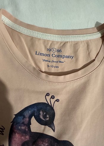 Kız Çocuk Pembe Uzun Kollu Baskılı Tişört - Görsel 3