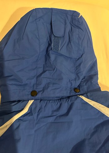 Erkek  çocuk Mavi Kayak Montu Fermuarlı - Görsel 5