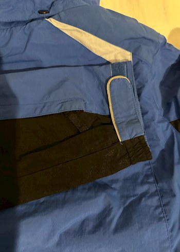 Erkek  çocuk Mavi Kayak Montu Fermuarlı - Görsel 6