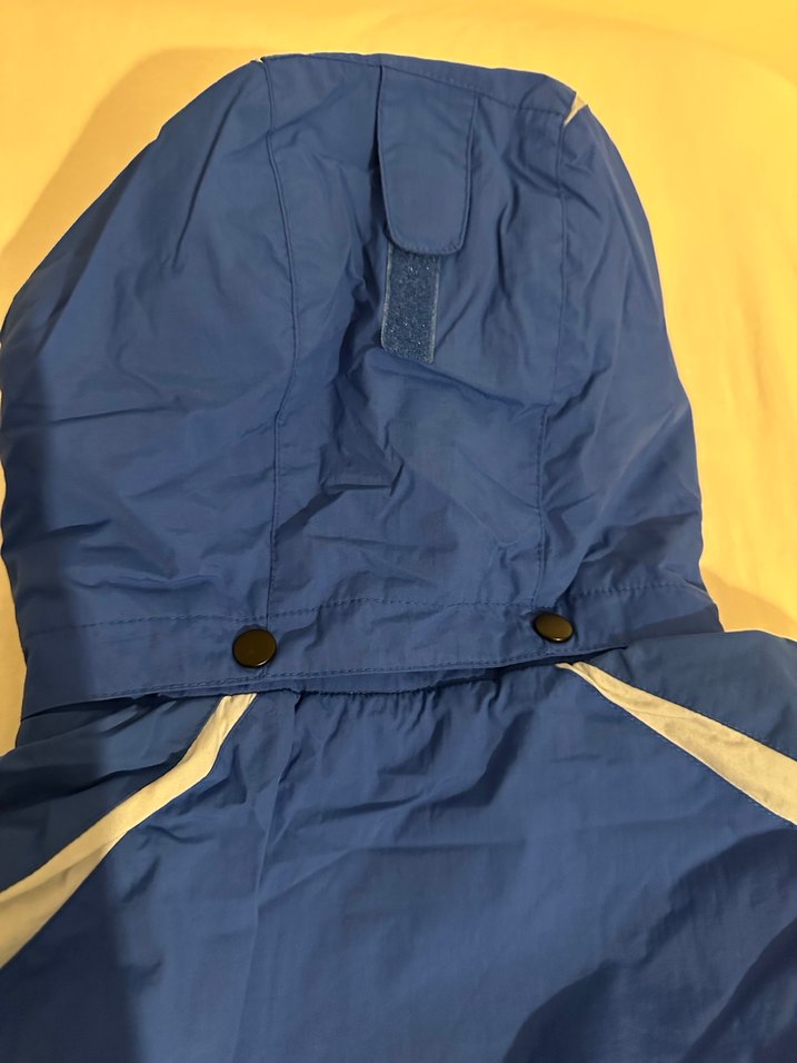 Erkek  çocuk Mavi Kayak Montu Fermuarlı - Görsel 5