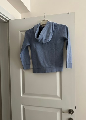 Gri Erkek Çocuk Kapüşonlu Sweatshirt - Görsel 3