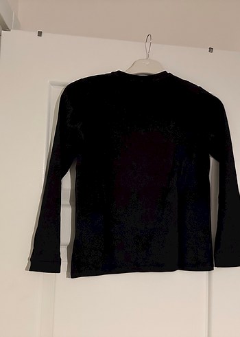 Erkek Siyah Uzun Kollu Baskılı Sweatshirt - Görsel 2