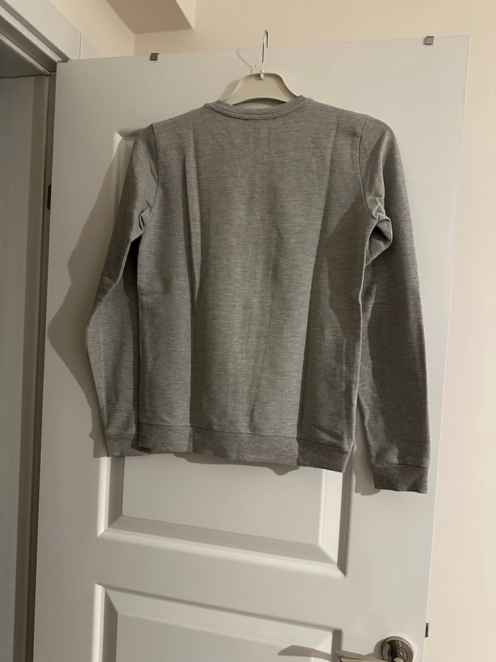 Trendy Gri Erkek  çocuk Sweatshirt - Görsel 2