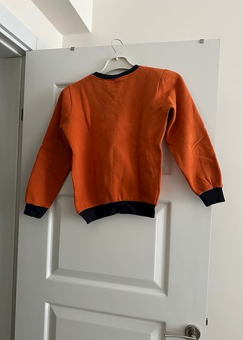 Turuncu Baskılı Erkek Sweatshirt - Görsel 2