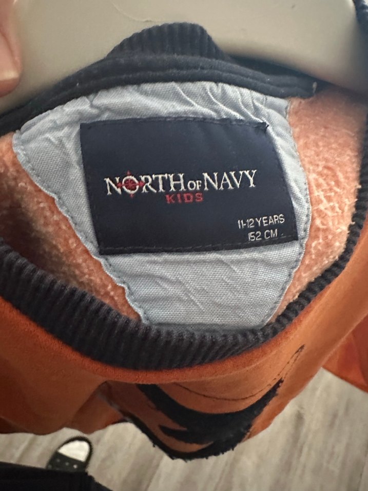 Turuncu Baskılı Erkek Sweatshirt - Görsel 3