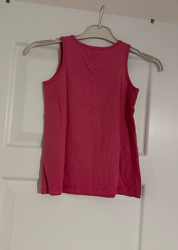 Kız Çocuk Renkli Baskılı Kolsuz Tişört - Görsel 2