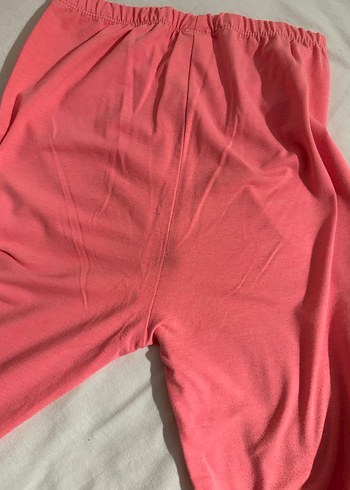 Kız Çocuk Pembe Basic Tayt - Görsel 4