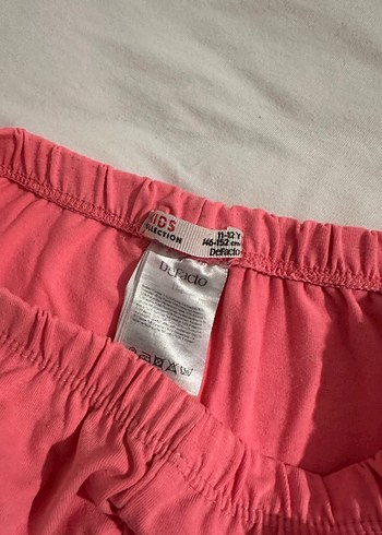 Kız Çocuk Pembe Basic Tayt - Görsel 3