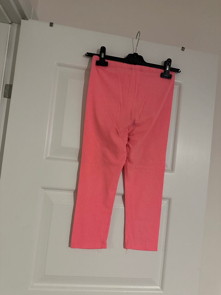 Kız Çocuk Pembe Basic Tayt - Görsel 2