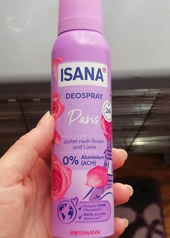 ISANA Paris Kadın Deodorant Sprey 24 Saat - Görsel 2