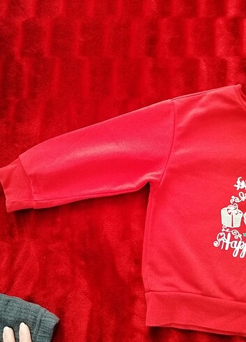 6 Yaş Beden KIZ ÇOCUK KALIN KIŞLIK SWEATSHIRT