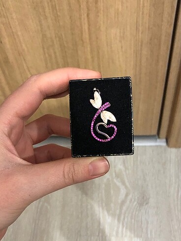 Gümüş sedef taşlı yusufcuk kolye