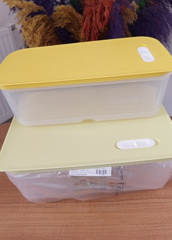 Tupperware Sera 6 lt. ve 10 lt. saklama kabı