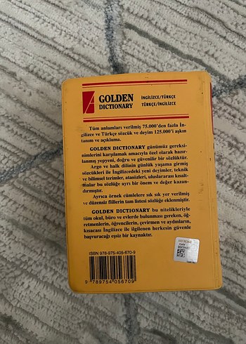 Altın Sözlük İngilizce-Türkçe - Görsel 3