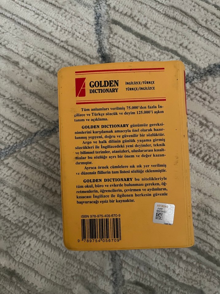 Altın Sözlük İngilizce-Türkçe - Görsel 3