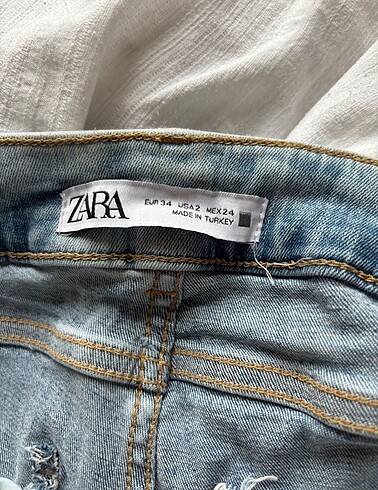 xs Beden ZARA ispanyol paça pantolon