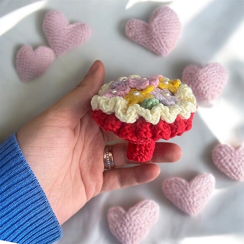 Diğer Amigurumi buket anahtarlık