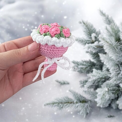 Diğer Buket anahtarlık amigurumi