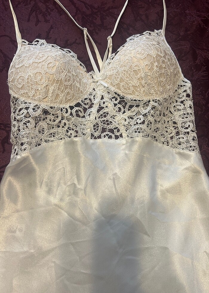 Saten gecelik - Görsel 2