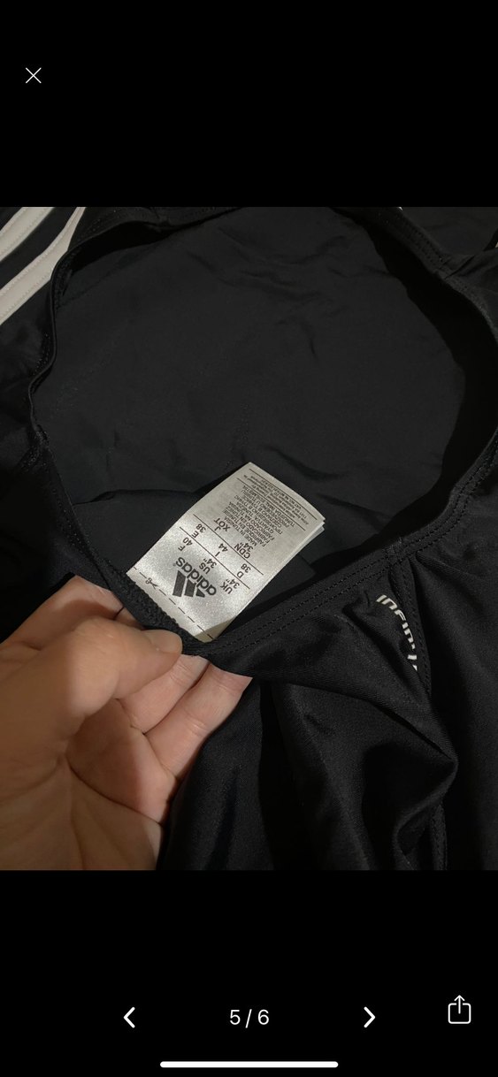 Adidas Siyah Spor Kadın Mayo - Görsel 4