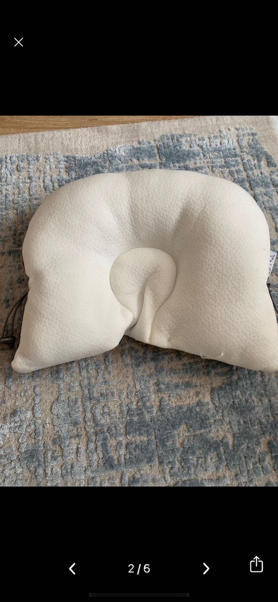 Halzey Bebek Kepçe Kulak Bandı Beyaz %100 Pamuk - Görsel 2