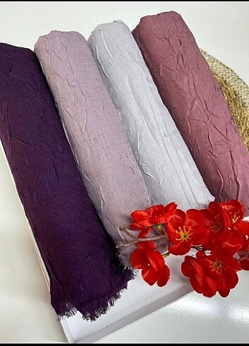 bambu kraş şal pembe