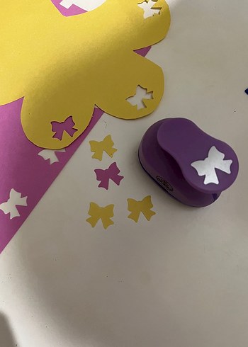 Mor Kelebek Şekilli Delgeç - Görsel 2