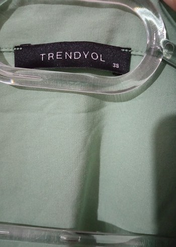 Trendyol & Milla TRENDYOL Yeşil OVERSİZE BAYAN Gömlek