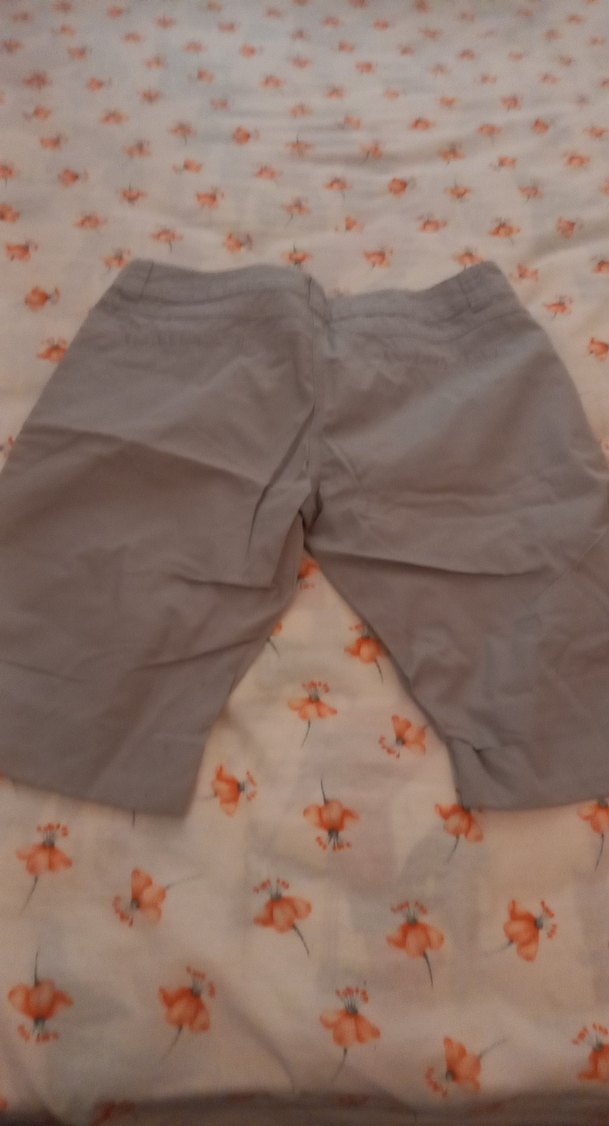 Bej Renkli Pamuklu Mini Hamile Şortu - Görsel 5