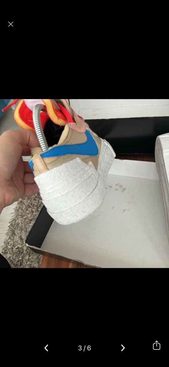 Nike Renkli Desenli Erkek Spor Ayakkabı - Görsel 3