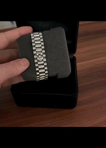 Modern Klasik Gri Erkek Kol Saati gri rolex otomatik - Görsel 4