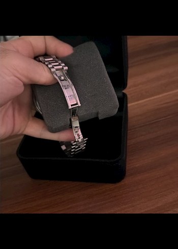 Modern Klasik Gri Erkek Kol Saati gri rolex otomatik - Görsel 5