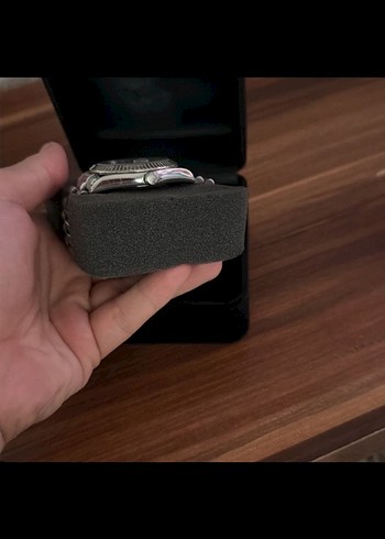 Modern Klasik Gri Erkek Kol Saati gri rolex otomatik - Görsel 3