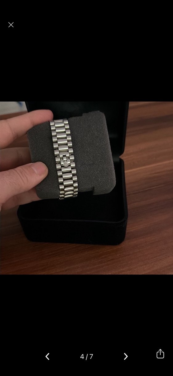 Modern Klasik Gri Erkek Kol Saati gri rolex otomatik - Görsel 4