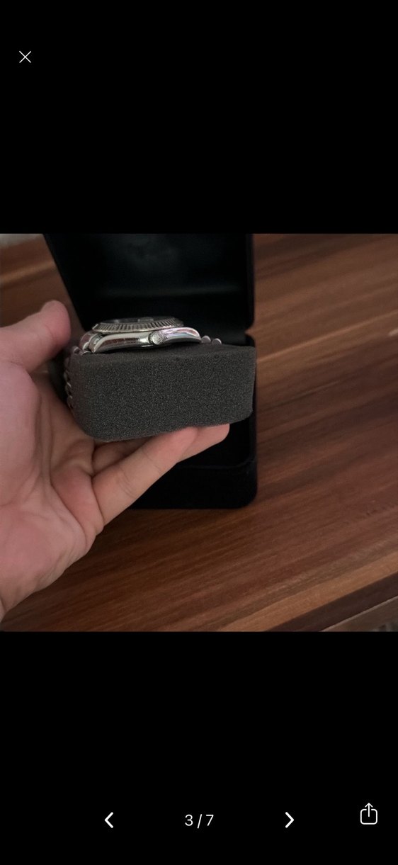 Modern Klasik Gri Erkek Kol Saati gri rolex otomatik - Görsel 3