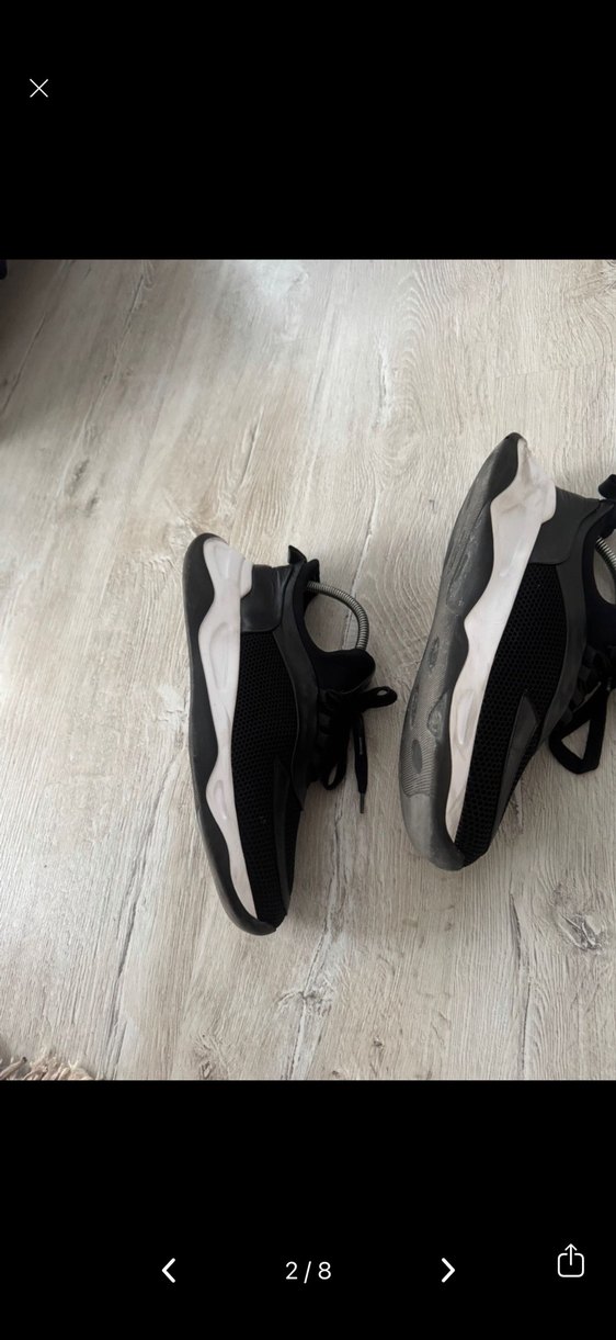 Mocassini siyah klasik/spor ayakkabı - Görsel 2