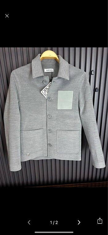 LOEWE ERKEK GRİ CEKET